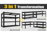 Heavy Duty Garage Shelving 2200 LBS 4 Tier Storage Shelves Adjustable Industrial Metal Wire Shelf 15428417