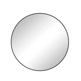 Wall Mirror 48 Inch Oversized Big Size Black Circular Mirror Metal Framed Mirror Round Vanity Mirror W1435107724