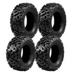 ZUN Complete Set of 4 All Terrain ATV UTV Tires 25x8-12 Front & 25x10-12 Rear 6PR Tubeless 87563144