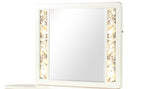 La Pierre Modern Style Mirror Made with Wood and Gold LED edges in Beige B009P270814