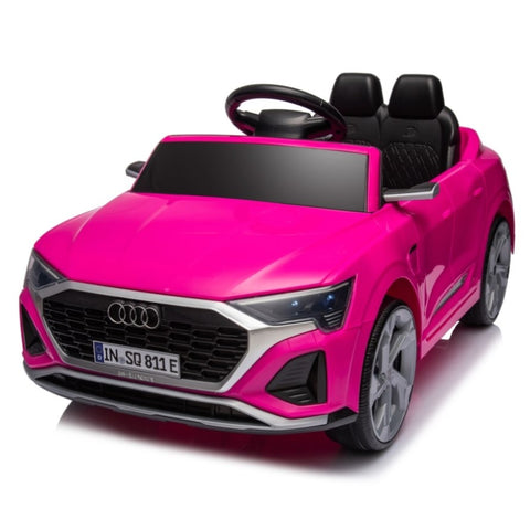 ZUN 12V Kids Ride On Electric Car w/Parents Remote Control,Licensed Audi SQ8 for Kids,Dual W1396P143149