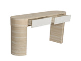 Entryway Table,Two Hidden Handle Drawers, Console Table ,Easy Assembly, for Entrance Dinning Room W3040P455735