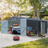 Spacious Outdoor Storage Shed This 13x20FT outdoor storage shedfers a generous 250 square feet W2556P211250