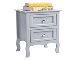 2pcs Country Style Two-Tier Night Tables Large Size Grace 63971339
