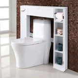 ZUN White Bathroom Cabinet/Over The Toilet Storage Cabinet with 2 Cabinets 57222756