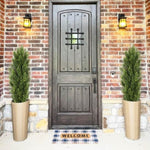 ZUN Christmas-like Artificial Cedar Cypress Plants Faux Boxwood Pine Greenery Trees Plantas Artificiales W2945P220428