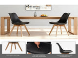 Set of four dining chairs, medieval modern style dining chairs for kitchen and dining room, with W3851P457788