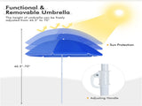 Outdoor camping chair with umbrella 78047436
