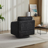 31.5"W Swivel Accent Chair and Comfy Round Accent Single Sofa Chair, 360 Degree Club Chair, Lounge W1852P204919