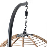 Sora Outdoor Patio Wicker Hanging Chair with Stand N775P225487B