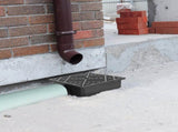 2Pcs 4.9FT Flexible Extendable Hose Gutter Downspout Extension Low Profile No Deep Digging Catch 18616718