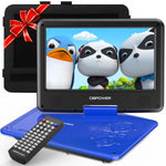 ZUN DBPOWER 11.5" Portable DVD Player, 5-Hour Built-in Rechargeable Battery, with 9" Swivel Screen, 26069118