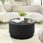 ZUN 15.72-inch H-barrel coffee table, Nordic style, simple design, suitable for indoor and outdoor use, W1781P211084