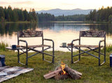 400LBS Heavy Duty Folding Camping Chair with Side Table & Cup Holder, Padded Directors Chair for 55526585