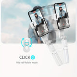 ZUN Handheld Stabilizer Bluetooth Selfie Stick Beauty Fill-in Light Anti-Shake VLOG Single-Axis Mini 55016426