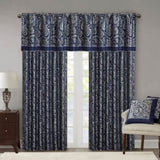 Jacquard Curtain Panel Pair B03598174