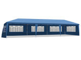 10x30ft Outdoor Pop Up Canopy, Portable Instant Canopy Tent with 8 Sidewalls for Outdoor Events 06777716