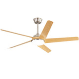 52 Inch Modern Ceiling Fan with Dimmable LED Light and Remote Control 5 ABS Blades 3 Color W934P230375