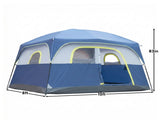 6 Person Outdoor Camping Tent, Waterproof Windproof Easy Setup, Double Layer Family Camping Tent 29758602