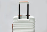 24" Luggage Lightweight Suitcase TSA Lock USB port Luggage Wheel lock Artificial leather Top handle W284P178344