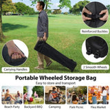 10 X 10 FT Pink Pop up Tent with Wheeled Bag and 1 Sidewall 21025822