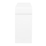 U_STYLE Striped Storage Cabinet with 4 Doors , Adjustable, Suitable for Study,Entrance and Living WF321487AAK