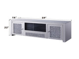 Noralie Mirrored & Faux Diamonds TV Stand B2726P443219