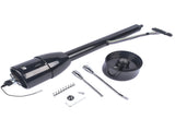 28" Black Stainless Tilt Steering Column Manual Floor Shift No Key with Adapter 71906800
