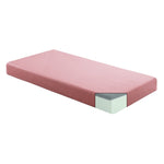 ZUN 7inch Full and Pillow Set Breathable Fabric Gel-Infused Memory Foam, Pink, B011P213351