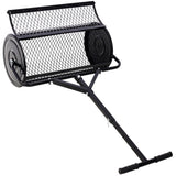 Peat Moss Spreader 24inch,Compost Spreader Metal Mesh,T shaped Handle for planting seeding,Lawn and W46580850