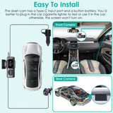 4K1080P Dual Dash Cam Front & Rear with WiFi & Free 64 GB Card 140&deg/120&deg Wide-Angle Loop 78880264