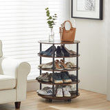 ZUN 4-Tier Revolving Shoe Rack Storage Organizer W2167130777