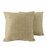Outdoor/Indoor Throw Pillows, Decorative Throw Pillows with Inserts, Simulated Straw Weaving 18"x18" W419P288613