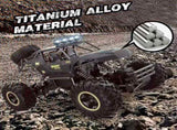 2026 2 Batteries 112 Rock Crawler Rechargeable Off Road Truck 4WD , Metal Shell LED Headlights RC 66571199