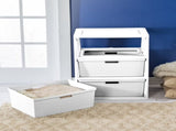 Wide 3 Drawer Tower, Plastic Storage Organizer with Removable Decorative Bins, Easy to Assemble - No 75623775