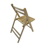 Furniture Slatted Wood Folding Special Event Chair - Wood, Set of 4, FOLDING CHAIR, FOLDABLE STYLE 51286752