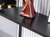 Industrial Style Porch Table Single Layer Black Oak Triamine Board 20900681