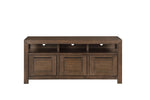 ZUN Bridgevine Home Arcadia 66 inch TV Stand Console, No Assembly Required, Old Forest Glen Finish B108P163815