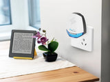 2 Pcs Ultrasonic Pest Repeller with Night light Plug In Pest Mice Repellent Indoor Roach Bed Bug 77815869