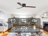 42 Inch LowProfile 3 Solid Wood Blades, 6Speed Reversible DC Motor, Remote & APP Smart Control, W3816P585894