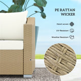 Rattan Three-Seat Sofa 83187052