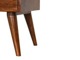 Modern Chestnut Solid Wood Bedside B182P166567