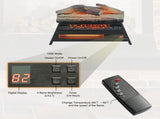23 inch Electric Fireplace 3D Log set insert, Infrared Fireplace Heater for Indoor 17295693