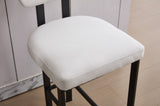 Bar Stools Set of 2, 26 inch Modern Upholstered Fabric Counter Height Barstools, Kitchen Island W3244P310202