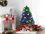 4 Feet LED Christmas Tree with Snowflakes 40648688