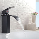 ORB Bathroom Faucet, Faucet for Bathroom Sink, Single Hole Bathroom Faucet Modern Single Handle W1932P172313