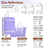Hardshell Luggage Sets with Bags Lightweight Suitcase Double Spinner Wheels with TSA Lock ,Single N732P193485I