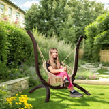Wooden Hammock Stand Only, Sun Protection & Rain Resistant, Heavy Duty Premium Solid Wood Hammock 28138678