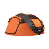 5-8 Person Black Orange Pop-Up Camping Boat Tent T2602P172601