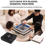 Portable Mahjong Machine, Hand-held, Mini-Mahjong, Safe,Suitable for Outdoor Play, White W1622P266188